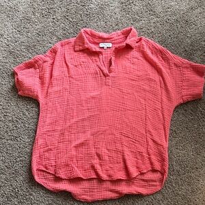 Michael Stars Coral Textured Top